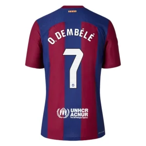 Fotballdrakt Herr FC Barcelona O. Dembélé 7 Hjemmedrakt 2023-24