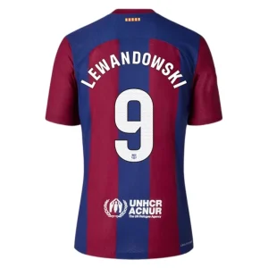 Fotballdrakt Herr FC Barcelona Robert Lewandowski 9 Hjemmedrakt 2023-24