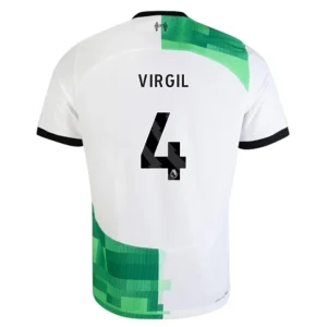 Fotballdrakt Herr Liverpool Virgil van Dijk 4 Bortedrakt 2023-24