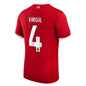 Fotballdrakt Herr Liverpool Virgil van Dijk 4 Hjemmedrakt 2023-24
