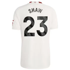 Fotballdrakt Herr Manchester United Shaw 23 Tredjedrakt 2023-24