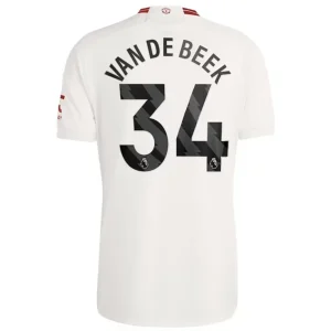 Fotballdrakt Herr Manchester United Van De Beek 34 Tredjedrakt 2023-24