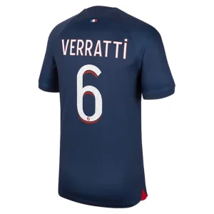 Fotballdrakt Herr Paris Saint Germain PSG Marco Verratti 6 Hjemmedrakt 2023-24