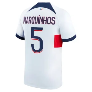 Fotballdrakt Herr Paris Saint Germain PSG Marquinhos 5 Bortedrakt 2023-24
