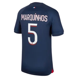 Fotballdrakt Herr Paris Saint Germain PSG Marquinhos 5 Hjemmedrakt 2023-24