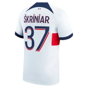 Fotballdrakt Herr Paris Saint Germain PSG Skriniar 37 Bortedrakt 2023-24