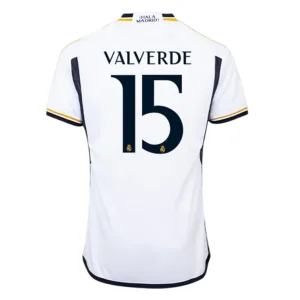Fotballdrakt Herr Real Madrid Valverde 15 Hjemmedrakt 2023-24