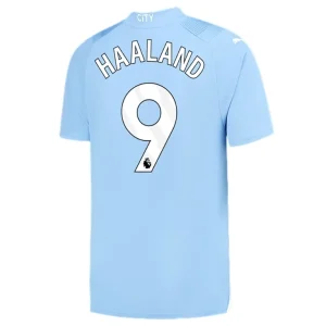 Manchester City Fotballdrakter 2023-24 Erling Haaland 9 Hjemmedrakt