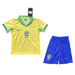 Fotballdrakt Barn Brasil Kit Hjemmedrakt 2024-2025