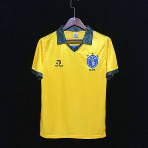 Fotballdrakt Brasil Retro Hjemmedrakt 1985